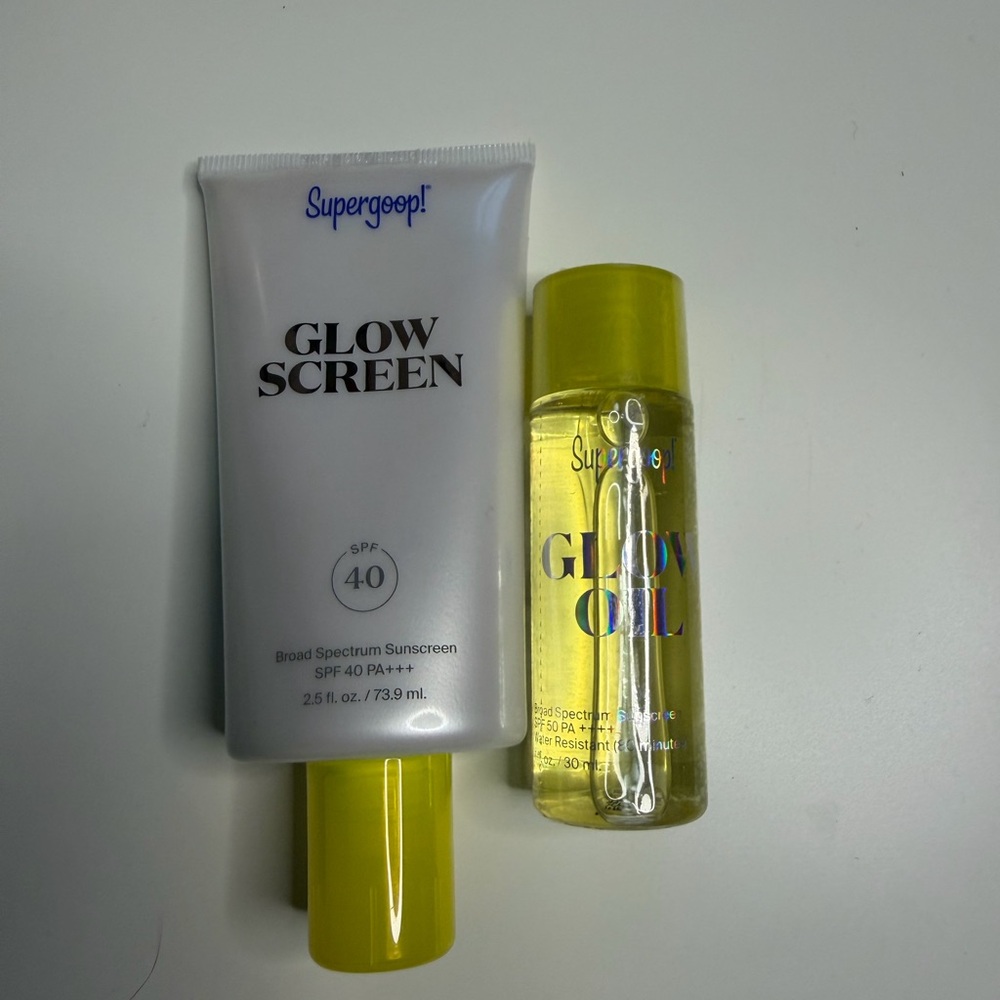Supergoop! Glow Screen and Oil Duo